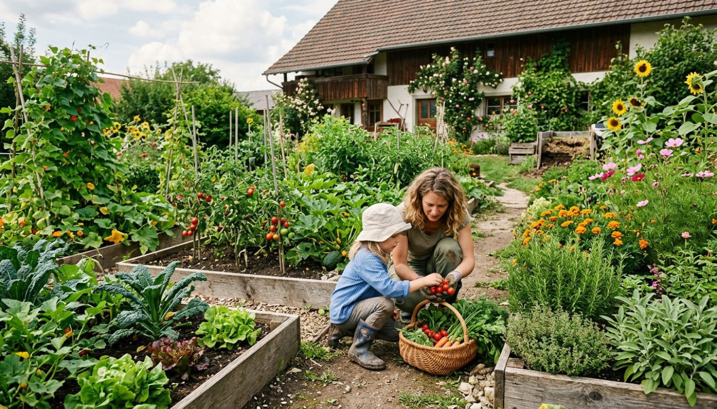 Vom ziergarten zum nutzgarten: eine ökologische veränderungsreise